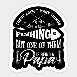 Fishing Men Papa Father's Day Fisherman Sticker
